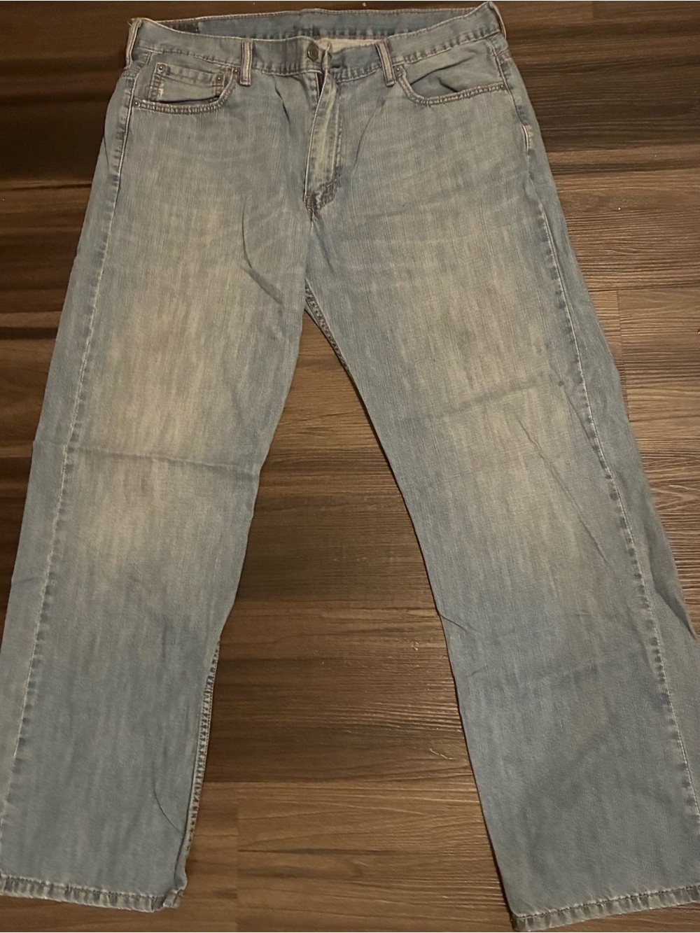 Levi's Light Blue Relaxed Straight Jeans